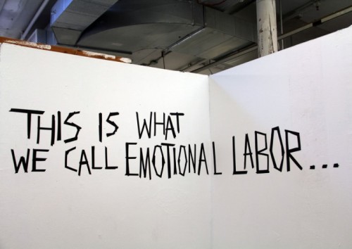 lavenderpoetrycafe:  Emotional labor is often invisible to men because a lot of it happens out of their sight.  Emotional labor is when my friends and I carefully coordinate to make sure that nobody who’s invited to the party has drama with anyone