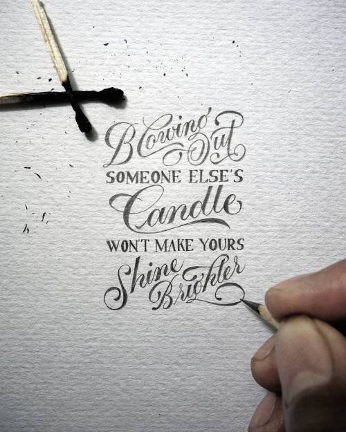 culturenlifestyle: Miniature Hand Lettered Quotes by Dexa Muamar Indonesian artist Dexa Muamar comp