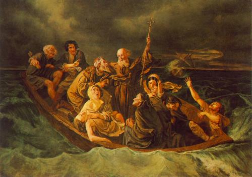 Lifeboat, Mihály Zichy, 1847