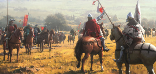 cinemagorgeous:  Beautiful medieval imagery, by artist Jose Daniel Cabrera Peña. 