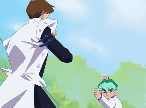 ochibrochi:    “IS HE FOR REAL ABOUT TO FIGHT THIS TEN YEAR OLD”(Yu-Gi-Oh! Virtual World Arc, 2002) credit: [x]UPDATE: tumblr didn’t upload the 4th pic! this is the full version!