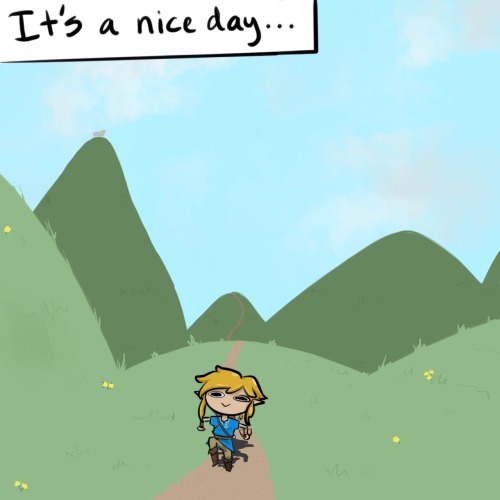 kit-kat-kay-kat:  this is my only contribution to BotW dunno what happened to his gear but he probably burned it all