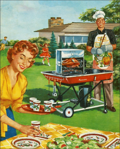 &ldquo;Let&rsquo;s Cook Outdoors&rdquo;Sears Kenmore Barbeque Brochuresaltycotton