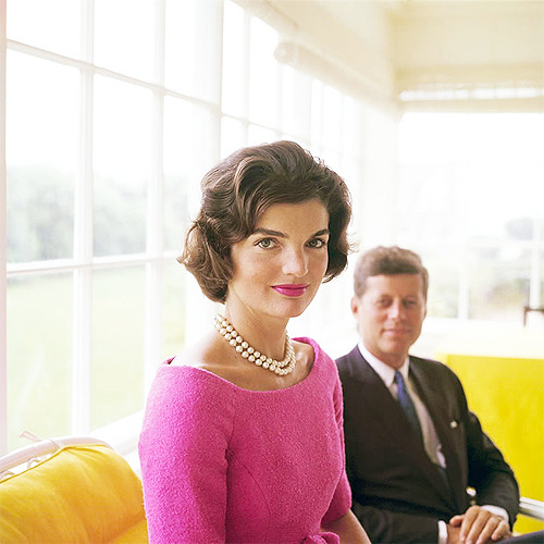 imandreanicole:   Jacqueline and John F. Kennedy at Hyannis Port. Photographed by Mark Shaw. (1959)  The high resolution of these photographs give me an eerie feeling.