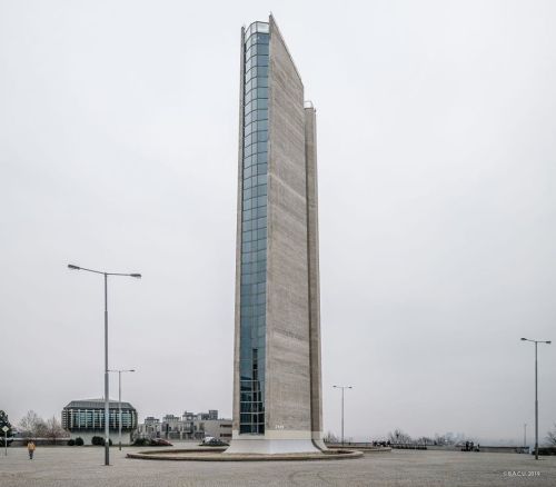 socheritage: Ventilation tower for the tunnel running under Strahov stadium Prague, Czech Republic B