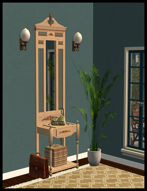 DGandy’s Charmed Hall Mirror and Side Table RecoloredTeenInVa left a reply @Sims2Artists about recol