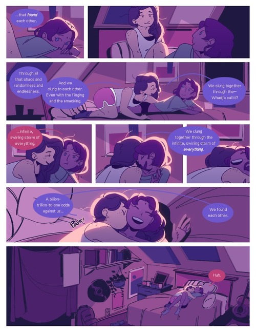 johnathonolyon:   Specks. A short little comic about the universe. Art by @jessicamao, editing/lette