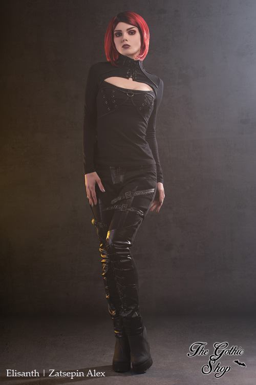 gothicandamazing:  Model: ElisanthPhoto: Zatsepin AlexOutfit: Punkrave from The Gothic