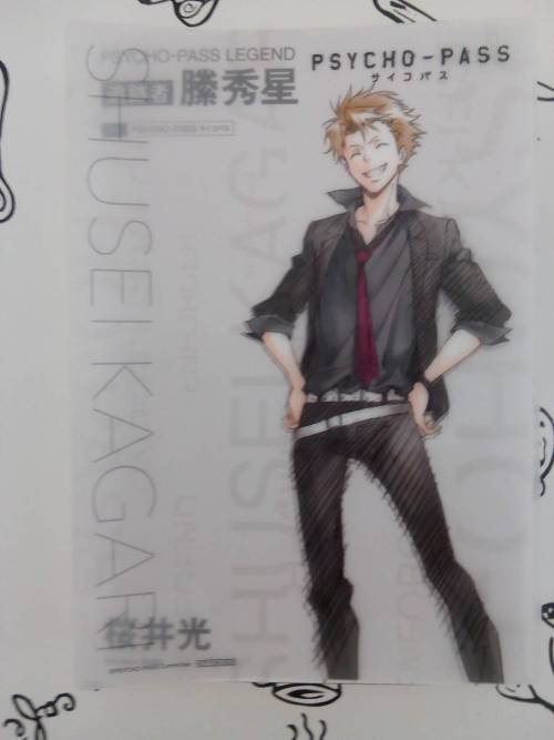 xnightrainx:Photos of PSYCHO-PASS Legend: The Pursuer Kagari Shuusei (Special thx: irregulars-d