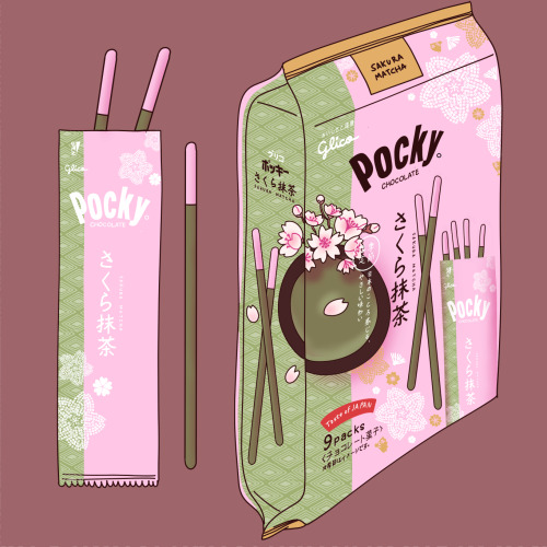 fantafumino:  Pocky - Sakura & Matcha