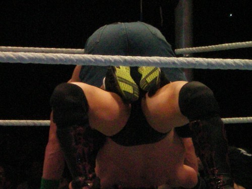 wweass:  I don’t know which is hotter: Miz in a backbend, or Cena’s huge ass
