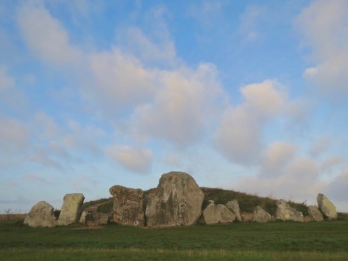 West Kennet Long Barrow, early morning.