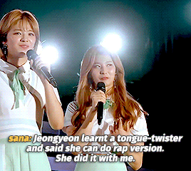 misamo:when asked to showcase their japanese language skills(aka momo and sana making them do weird 