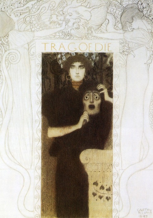 silenceforthesoul:Gustav Klimt - Tragédie, 1887