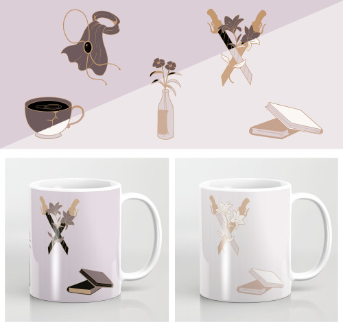 Society6 is having their annual week of 50% off sales if you wanted to grab something ! Now with mug