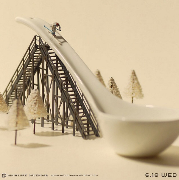 fer1972:  Miniature Dioramas made from Everyday Objects by Tanata Tatsuya  Ay pero