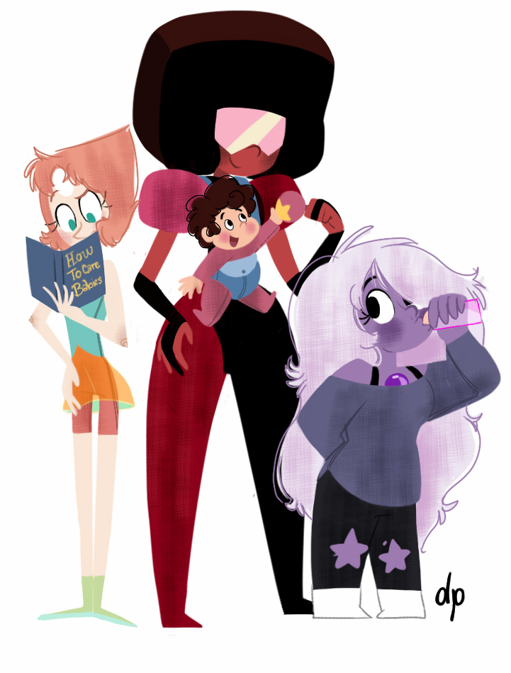 da-py:  Bird mom, square mom and purple mom 