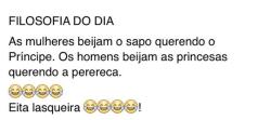 videos-whatsapp2:  FILOSOFIA DO DIA !!! http://videos-whatsapp2.tumblr.com/ http://videos-whatsapp2.tumblr.com/ http://videos-whatsapp2.tumblr.com/ 