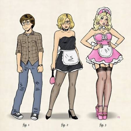 mistressz:  Become the gurl you always wanted to be. As a girl, your date nights