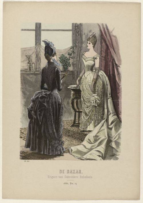 Porn photo history-of-fashion:  1. De Bazar, 1886,