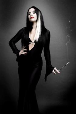 cabaretnocturnemelbourne:  Cristina Scabbia of Lacuna Coil, Halloween photoshoot 