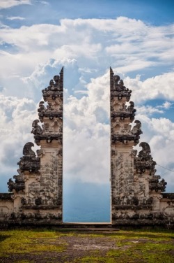  Pura Lempuyang door in Bali, Indonesia 