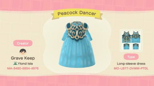 happyhappydesigns:Peacock Dancer - Gown and Robe Set