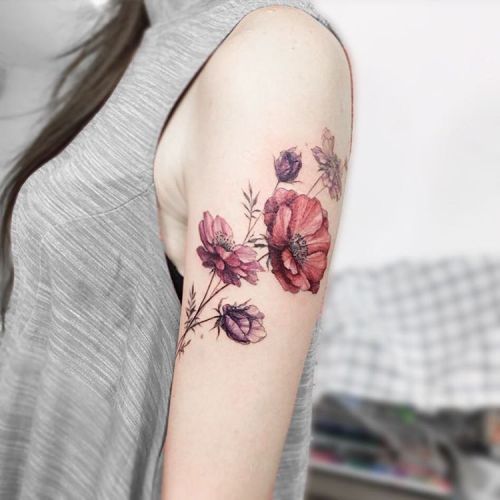 XXX 1337tattoos:  tattooist_flower  photo