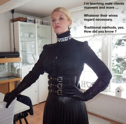 captioned-femdom-situations:  introducing