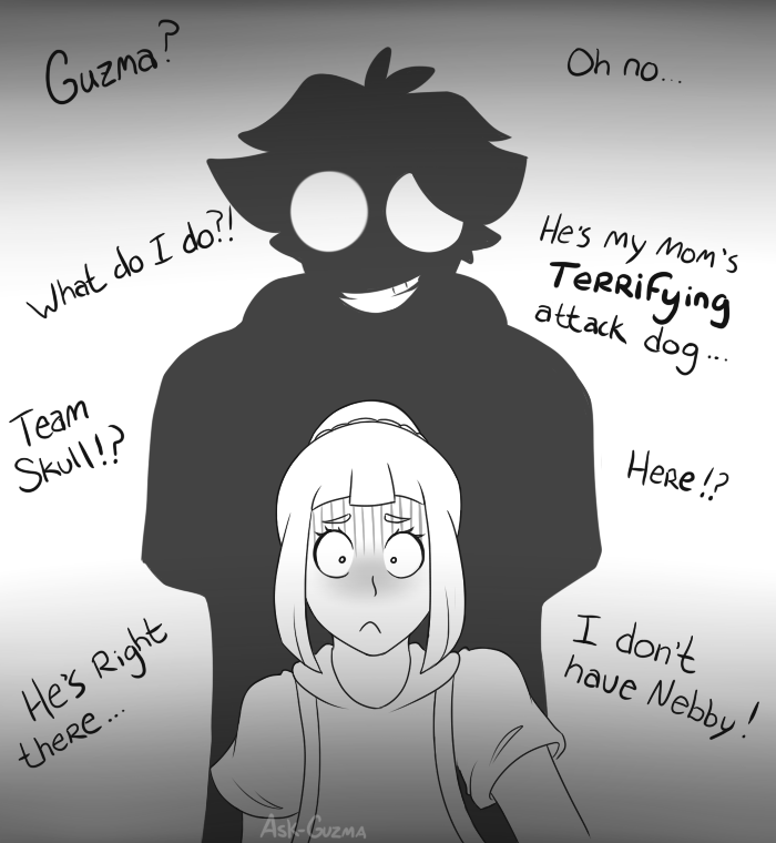 ask-guzma:“We uhh… we’re figurin’ it out…”