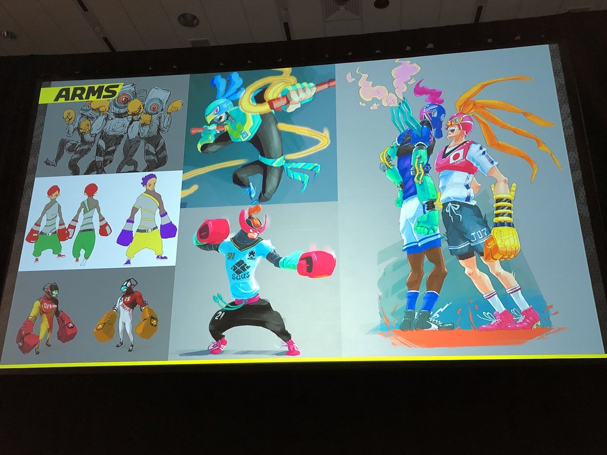 superazura:Some ARMS concept art from Kit Ellis’ Twitter.