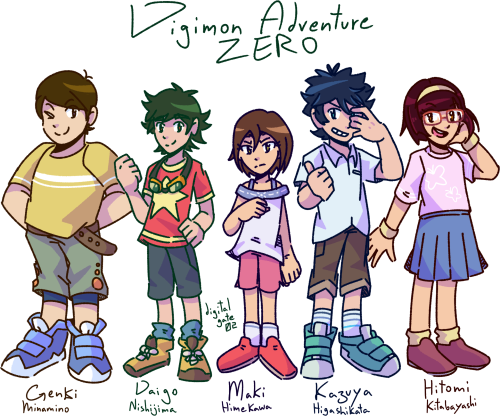 digitalgate02:Something delusional i did for @shihalyfie​‘s Digimon Adventure ZERO delusion.So