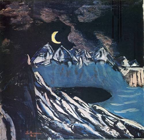 Mountain with Moon, Max Beckmann1933