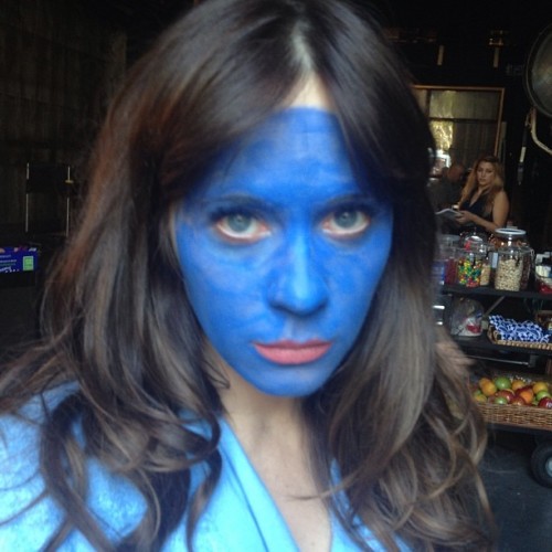 zooeydeschanel:  Weird job…  I never noticed how big your eyes were before this…. and I mean that in a good way.  XD