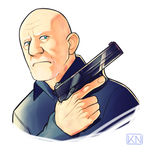 krokorobin:a commission for the super kind @sm-victories of everyone’s favorite murder grandpa Mike Ehrmantraut! ✨ thanks, hun!