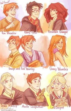 lyrasdaemons:  uncrimentabu:  Las generaciones de harry potter  This is awesome. 