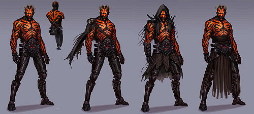 starwarsvillains:  Art From The Darth Maul Game You’ll Never Get To Play (via Game Informer)  “The recently released May issue of Game Informer Magazine contains an article that chronicles the creation and cancellation of a Darth Maul game