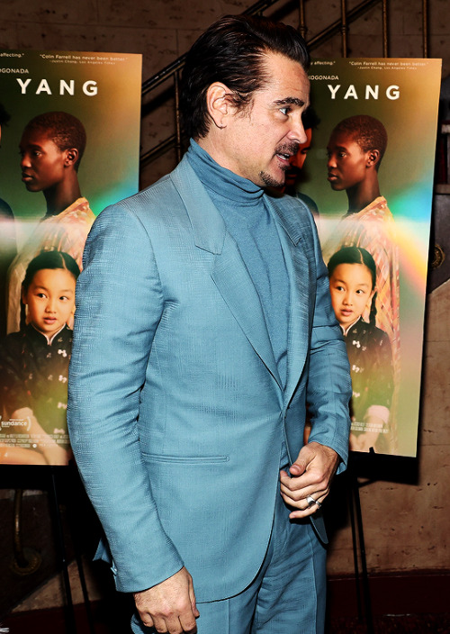 ewan-mcgregor: COLIN FARRELL @ The NYC Special Screening of ‘After Yang’ • February 28th, 2022 @gene