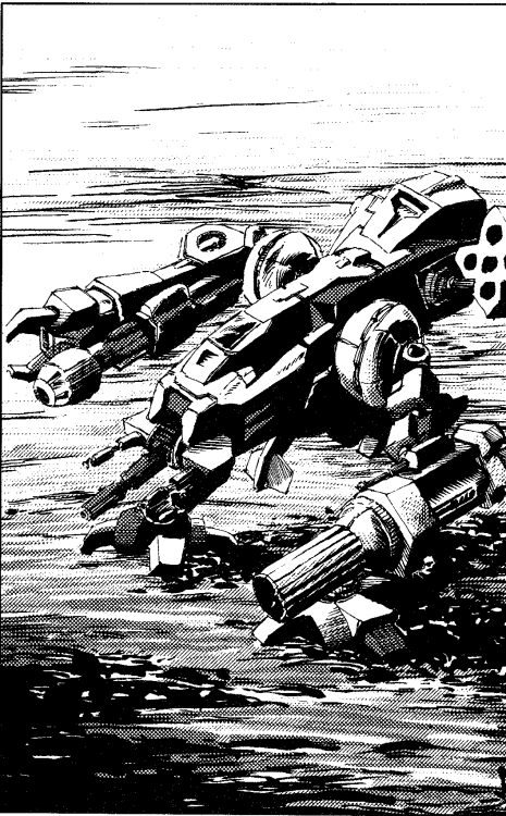 Part 4/4 of the art of BattleTech Compendium: The Rules of Warfare, published in 1994, Illustrations