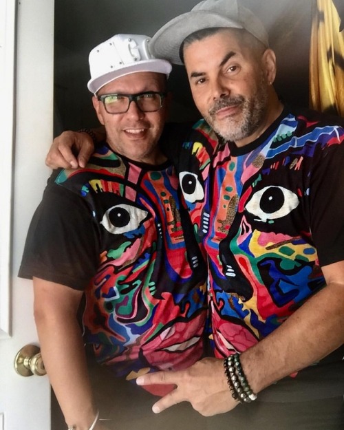 On saturdays @mrskashadavis and I twin in our @bobthedragqueen shirts in ptown ❤️ #mrskashadavis #rp