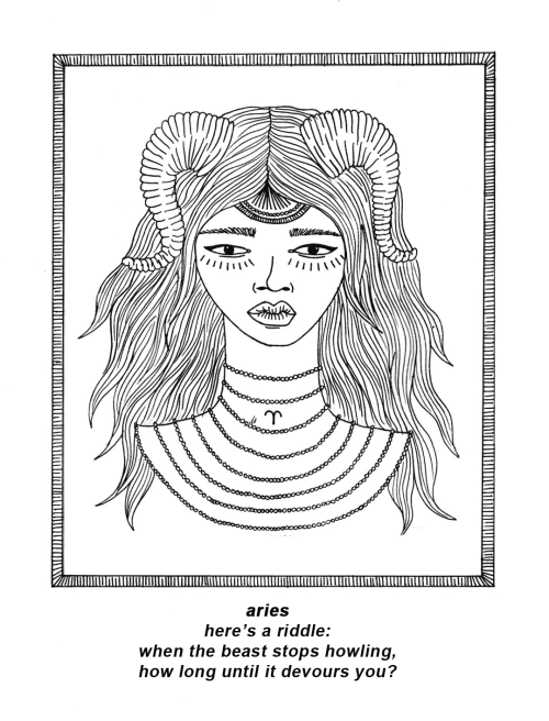 izzieanne:august zodiac doodles - early this month but time is not a real concept anyway