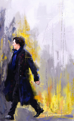 wisesnail:  Walking Sherlock &lt;: Prints on my Society6 account! C: 