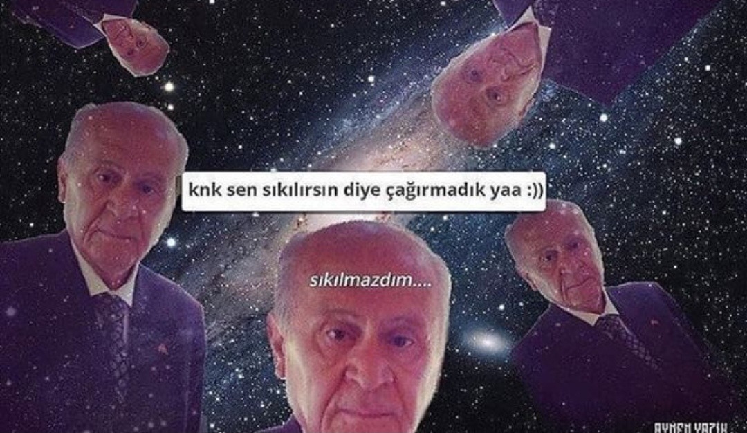 - knk sen sıkılırsın diye...