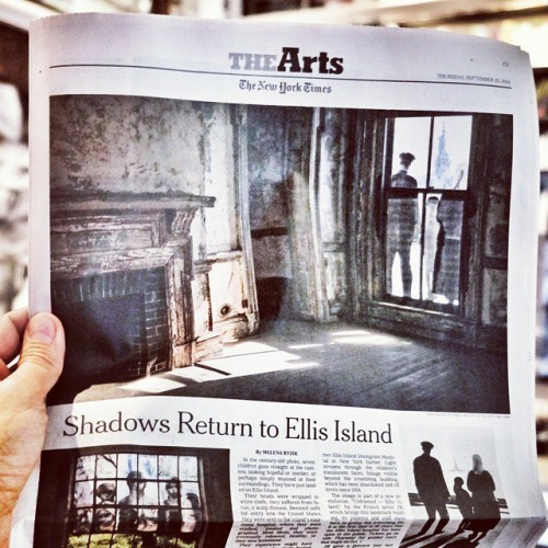 jrartist:
“Cover of the New York Times Art Section announcing the Ellis Island Unframed project opening to the public ! More infos http://saveellisisland.org #ellisisland #UnframedProject thanks @ebanola :)
”
Have you been following the progress on...