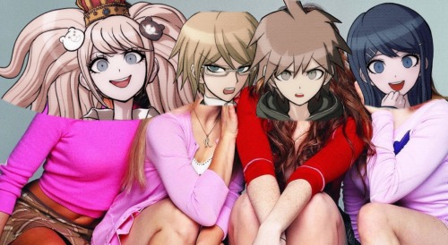 Danganronpa Alternative Universes“On wednesdays we wear pink Naegi-kun”(And holy shit 200 followers)