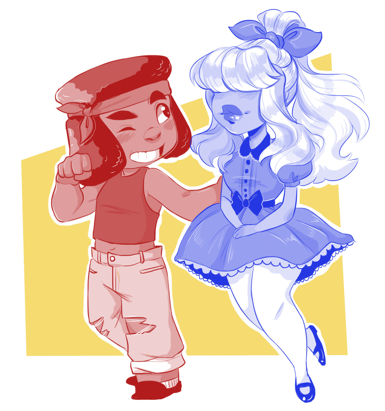 envyhime:  “Do you have a band-aid? Because I scraped my knees falling for you~