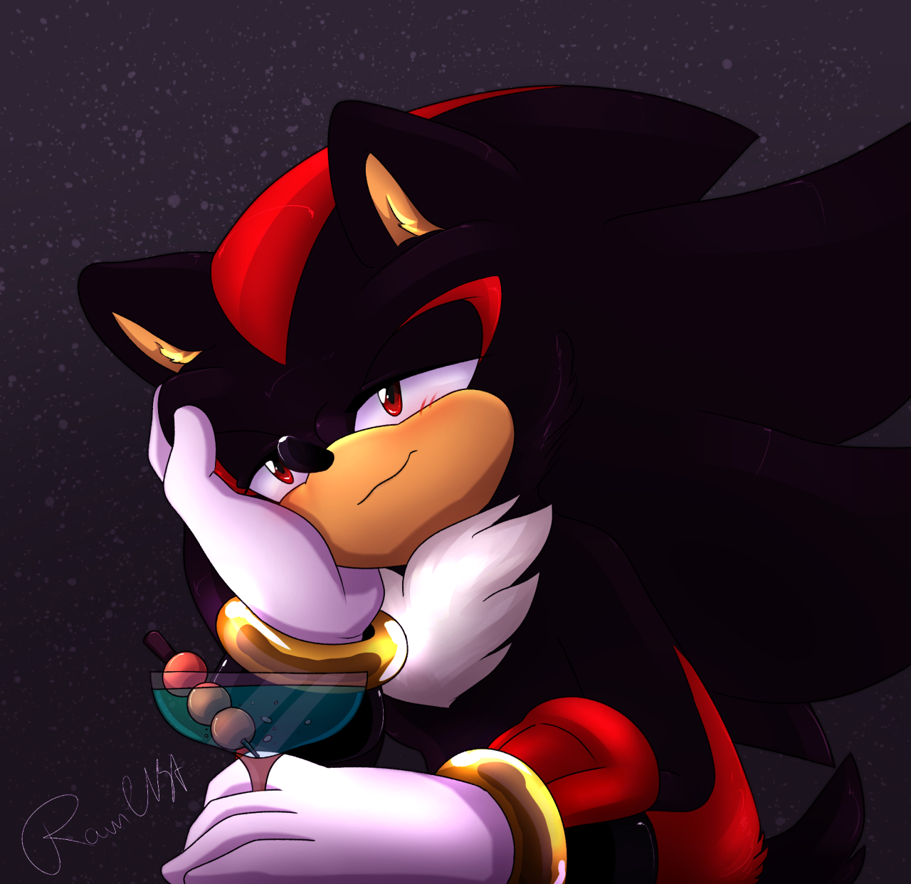 Shadow appreciation blog — solar-socks: Tails upgrades Shadow's shoes so