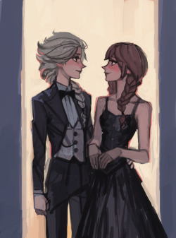 girlsbydaylight:  Actual Wedding? by Figgy