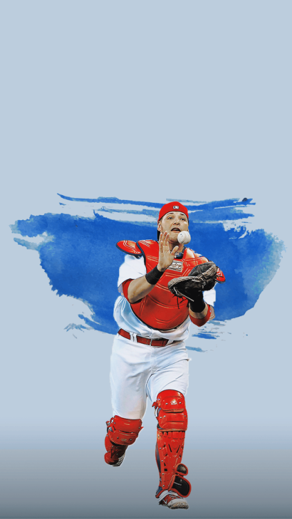 St. Louis Cardinals & Yadier Molina ft. watercolor /requested by @jademickle101/