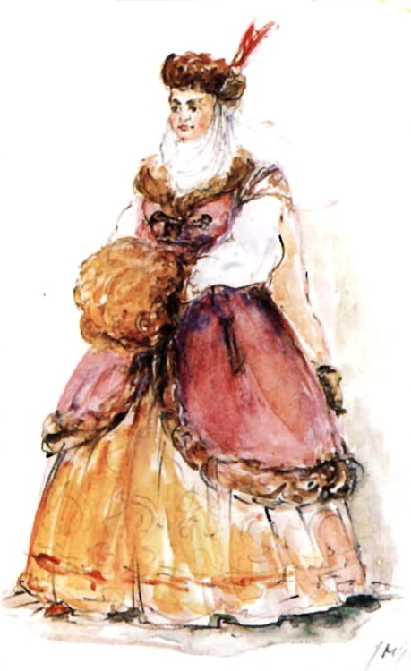 lamus-dworski: 17th/18th-century fashion of Polish nobility. Sketches included in promo materials of